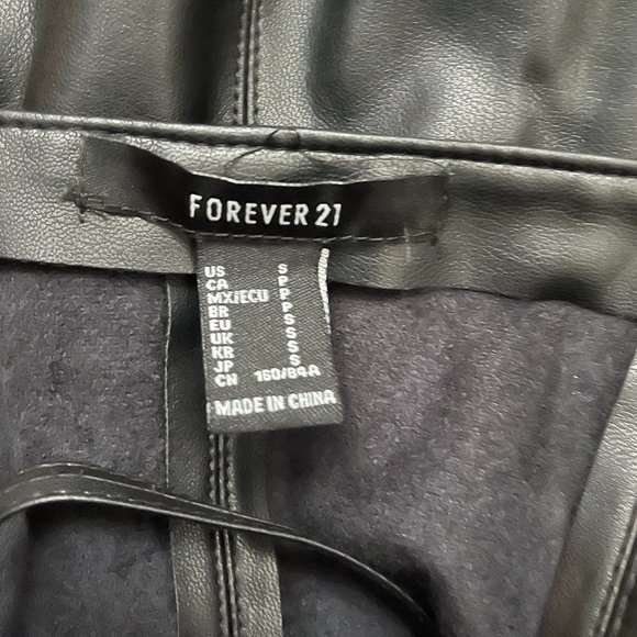 Faux Leather Mini Dress - Picture 3 of 3